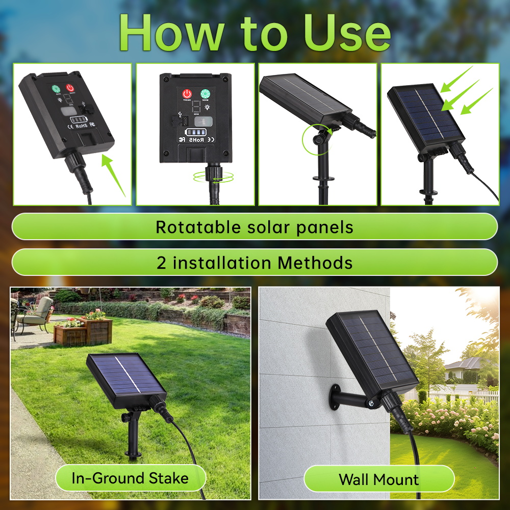Outdoor Solar Light String War - Solar String Lights Outdoor 20M ulasan dan harga