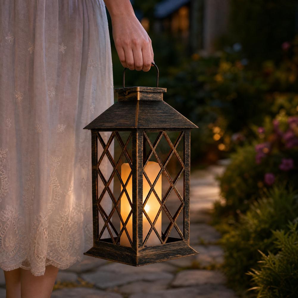 Retro Solar Lantern, Outdoor S - Solar Garden Light Outdoor Waterproof ulasan dan harga