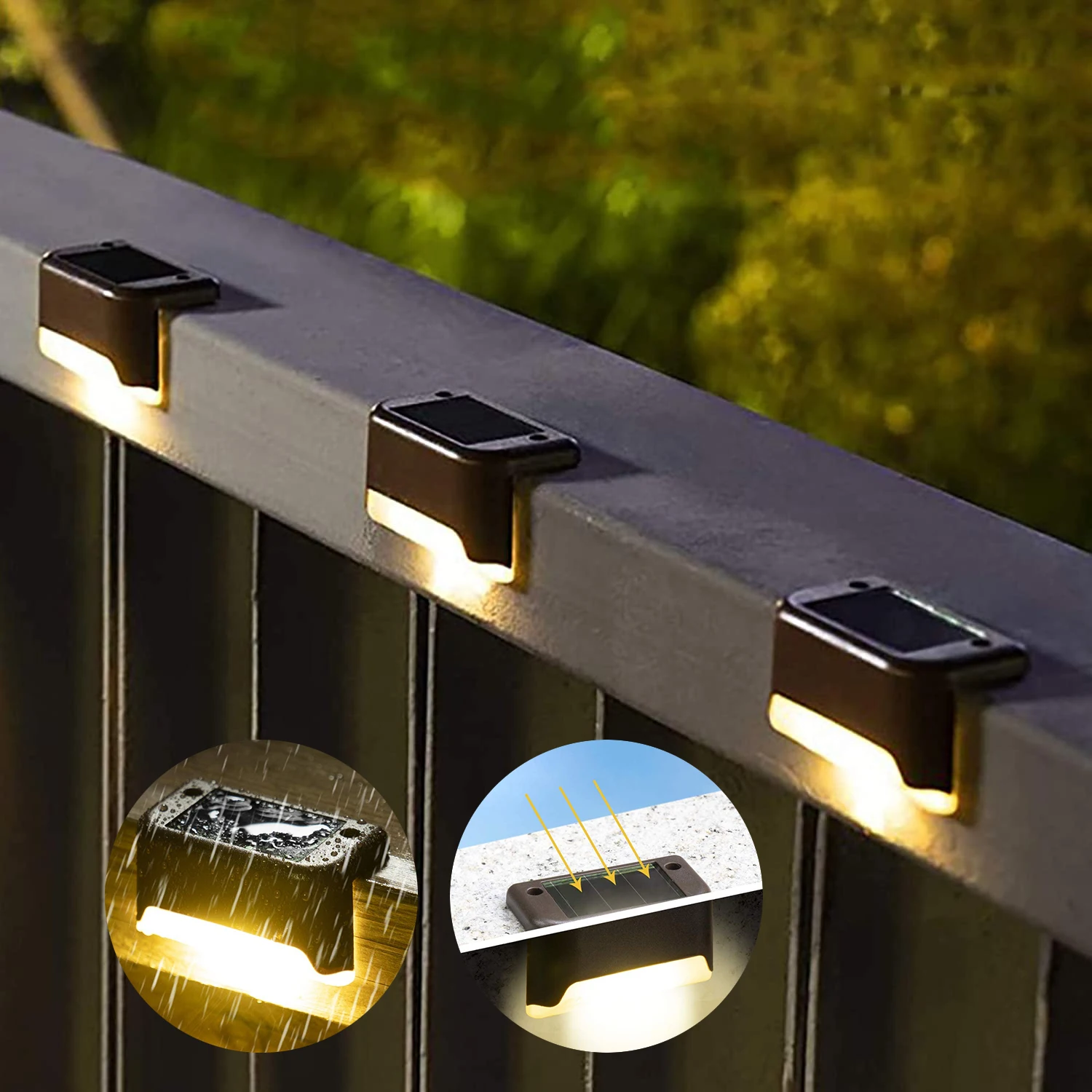 1/4/8/12/pcs Solar LED Lights  - Solar Post Cap Light 4X4 ulasan dan harga