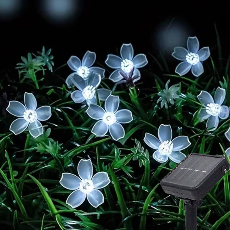 Solar Floral Garlands Light 5m - Solar String Lights Outdoor 20M ulasan dan harga