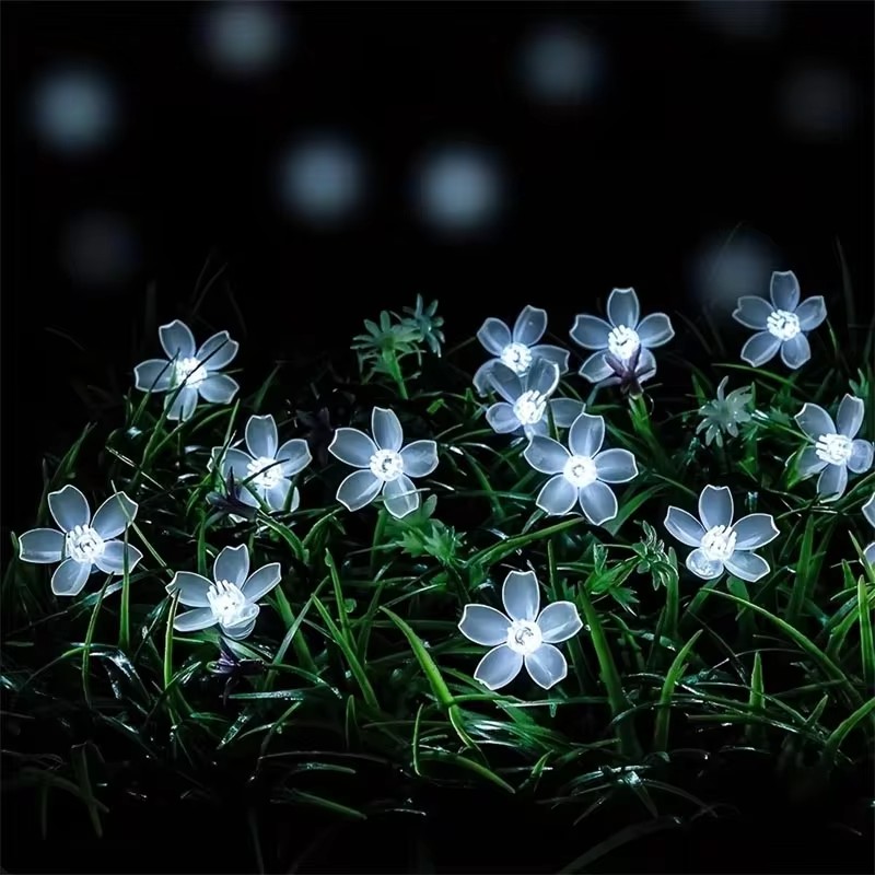 Solar Floral Garlands Light 5m - Solar String Lights Outdoor 20M ulasan dan harga
