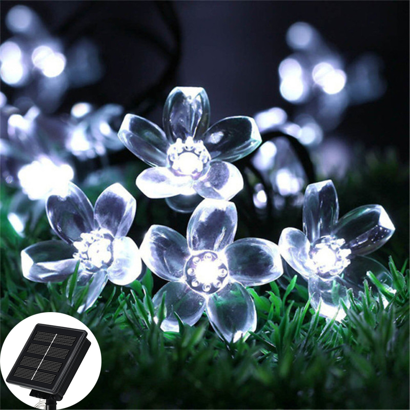 Solar Floral Garlands Light 5m - Solar String Lights Outdoor 20M ulasan dan harga