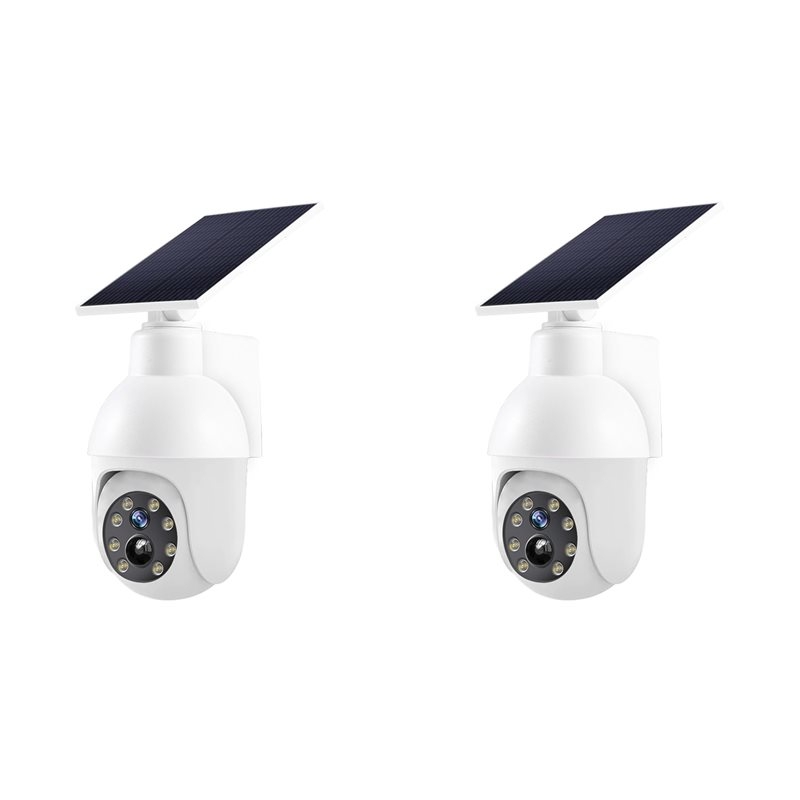 2X Solar Powered Analog Survei - Solar Security Camera Light ulasan dan harga