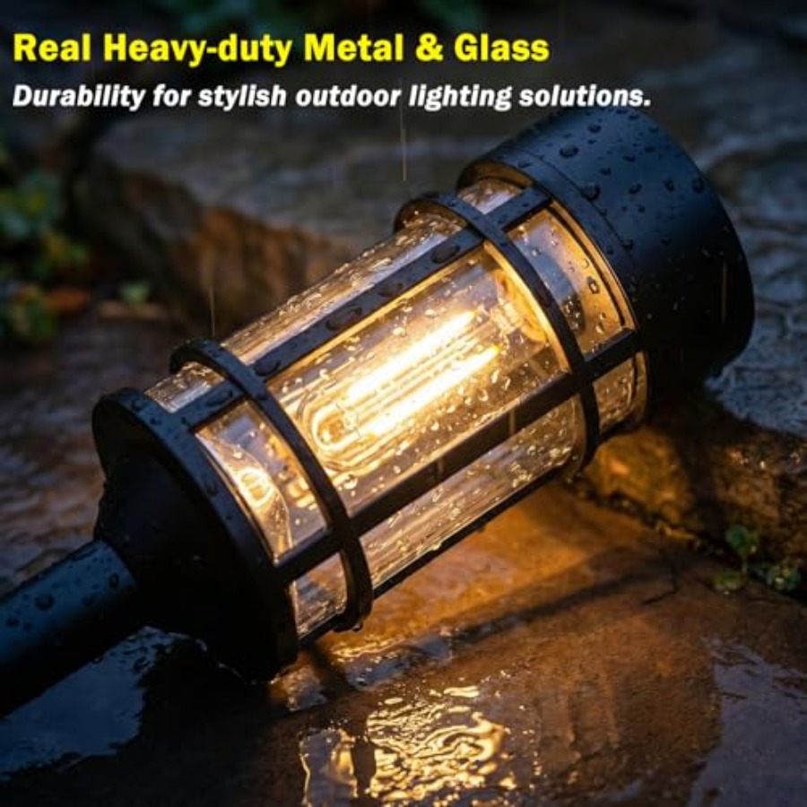 Solar Lights Outdoor Waterproo - Solar Pathway Lights 8 Pack ulasan dan harga