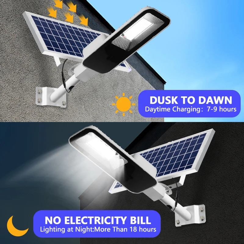 200W Powerful Solar Light Outd - Solar Garden Light Dusk To Dawn ulasan dan harga