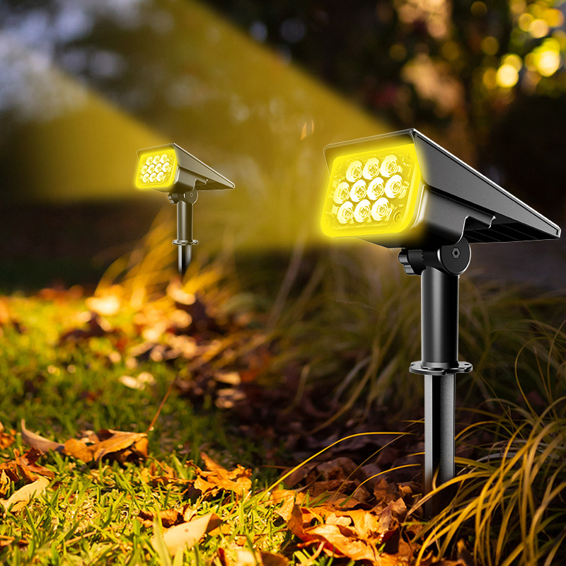 New Lawn Solar Lamps LED Water - Solar Garden Spotlight Rgb ulasan dan harga