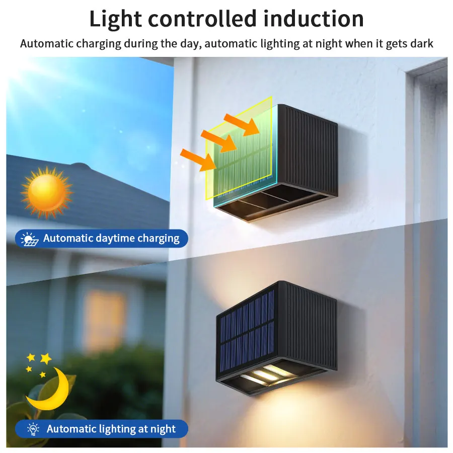 Outdoor Solar Fence Light LED  - Solar Garden Light Dusk To Dawn ulasan dan harga