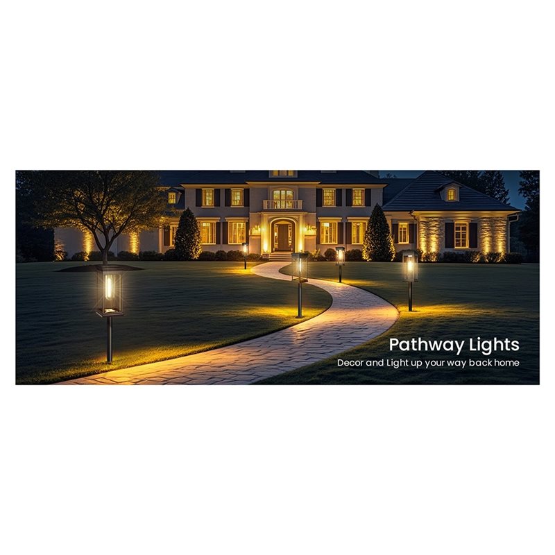 Y50A-Auto On/Off Solar Pathway - Solar Pathway Lights 8 Pack ulasan dan harga