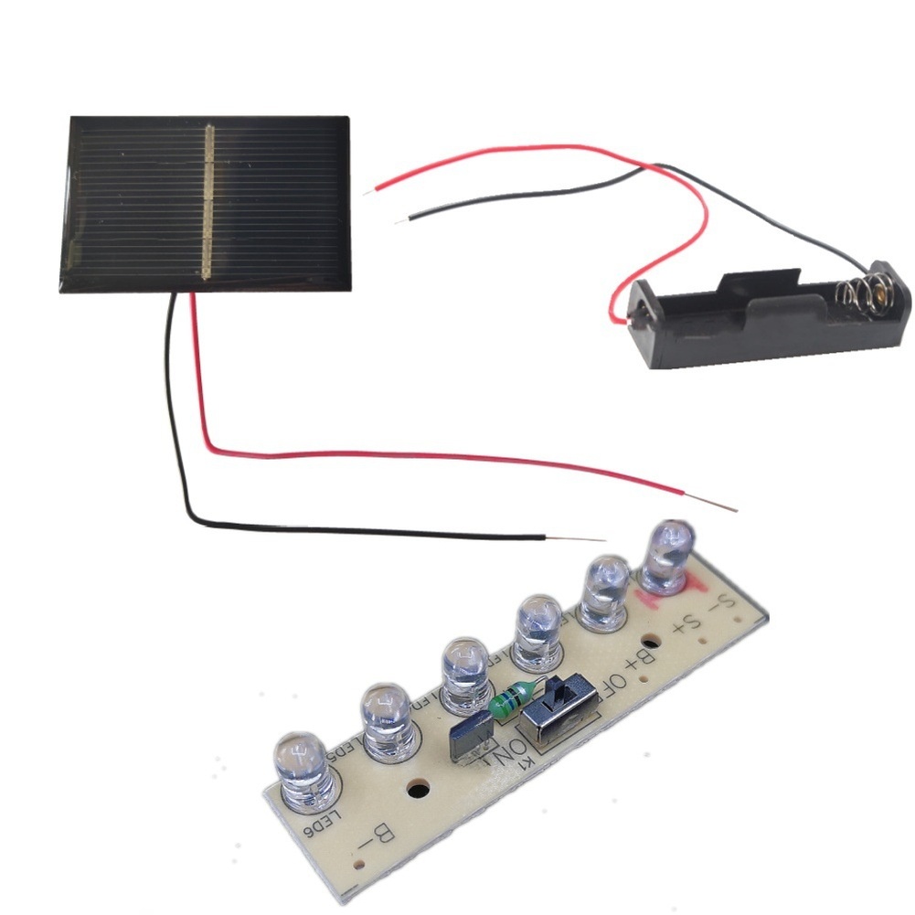 6LED 1.2V Solar Light Control  - Solar Garden Light Dusk To Dawn ulasan dan harga