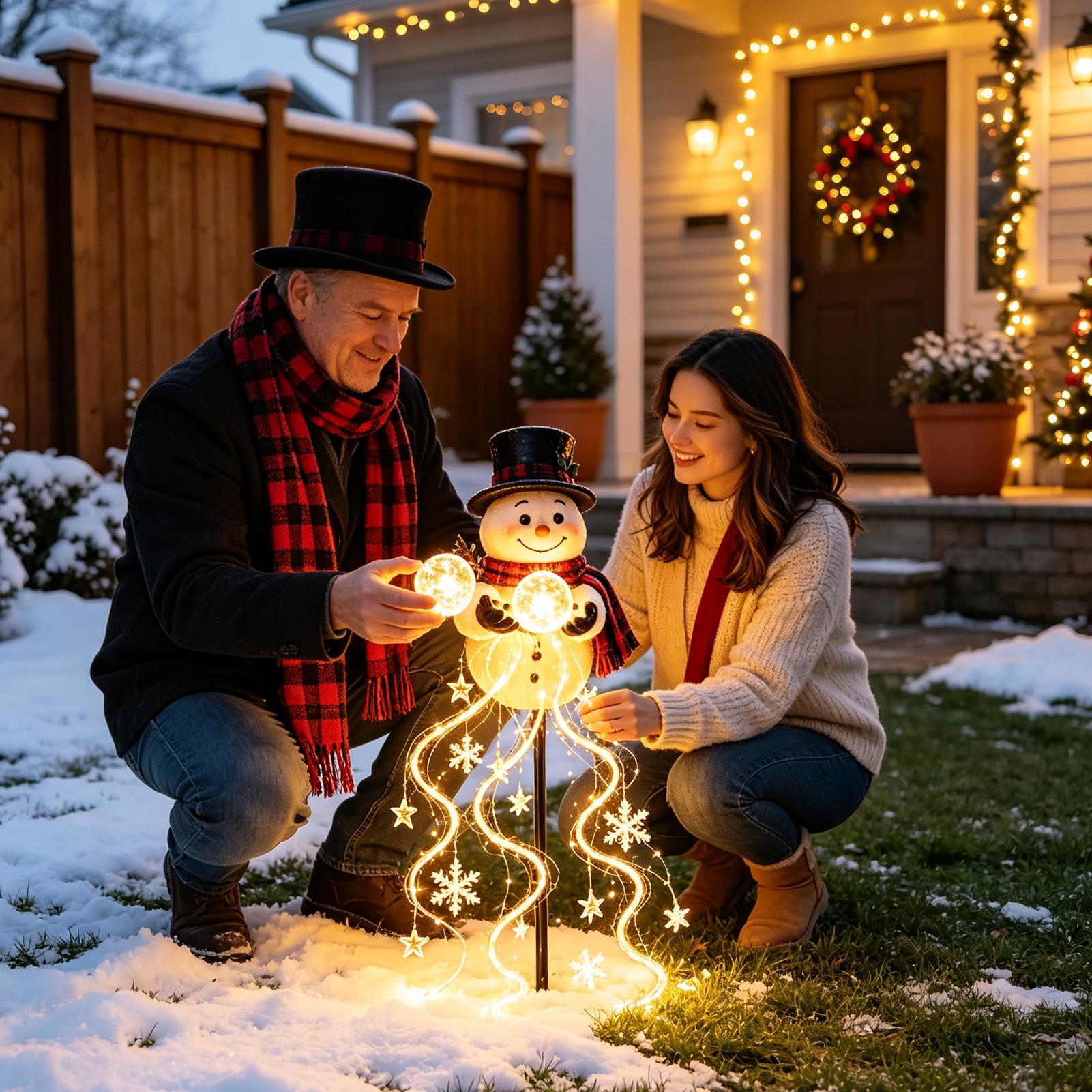 Christmas Pathway Lights 60cm  - Solar Ground Light Driveway ulasan dan harga