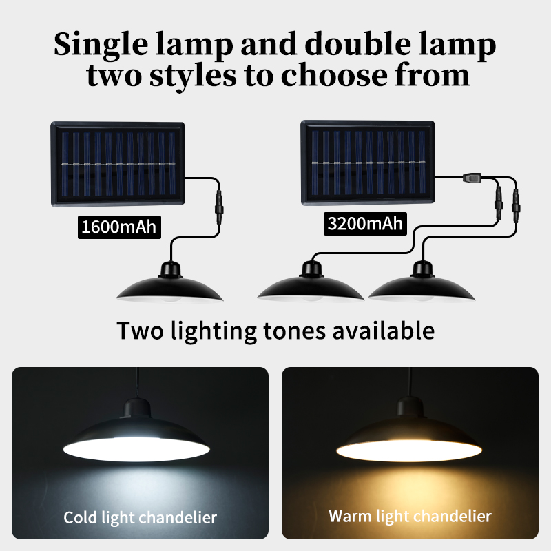 Waterproof Solar LED Chandelie - Solar Lantern Camping Collapsible ulasan dan harga