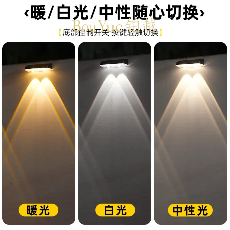 Custom Solar Wall Washer Light - Solar Wall Light Fence Lamp ulasan dan harga