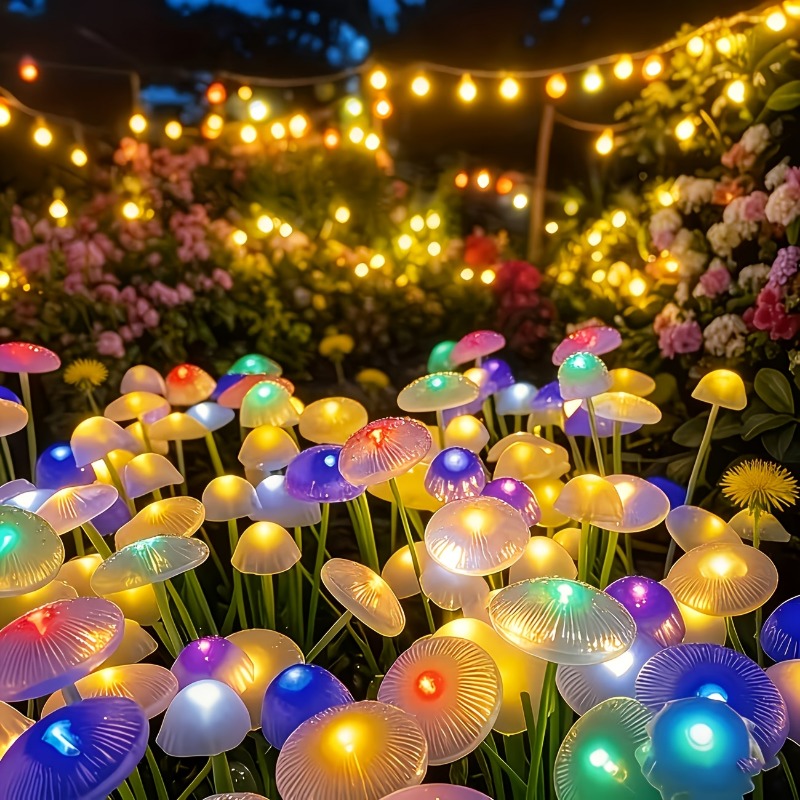 4 Sets of 8LED Solar Garden Li - Solar Ground Light Driveway ulasan dan harga