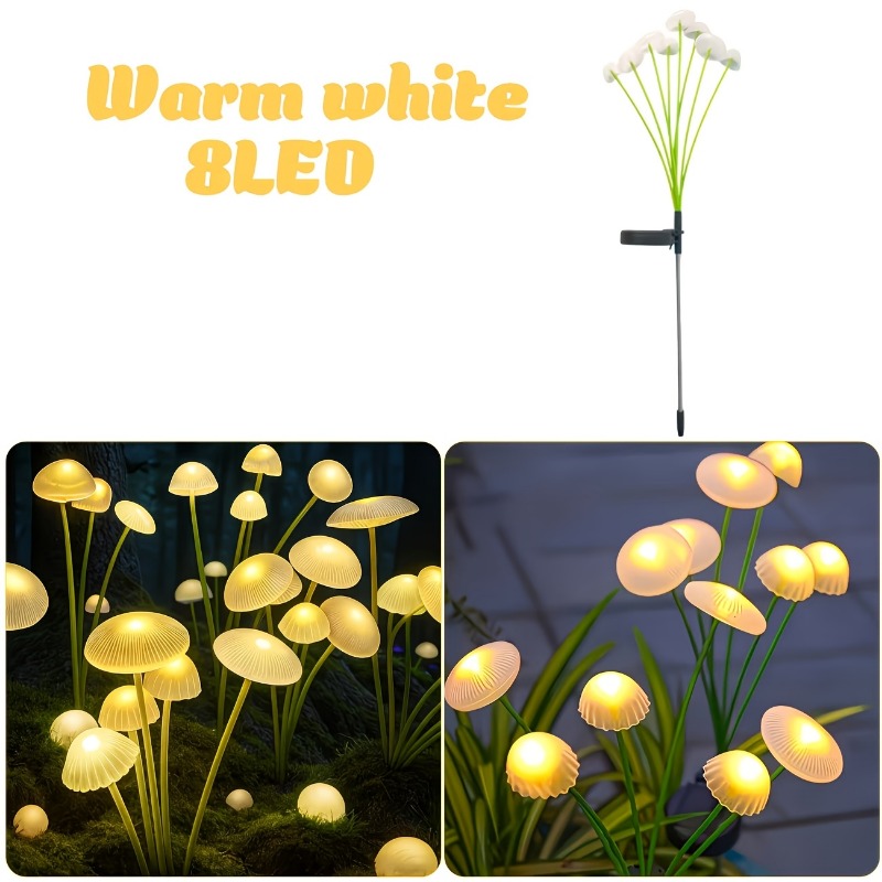 4 Sets of 8LED Solar Garden Li - Solar Ground Light Driveway ulasan dan harga