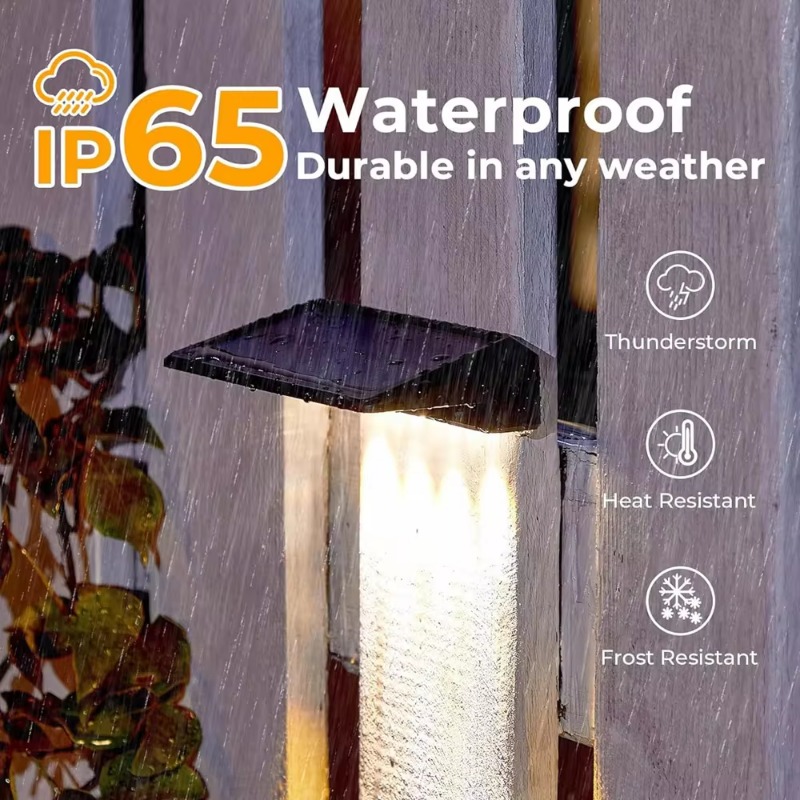 1-4pcs Solar Wall Light Outdoo - Solar Post Cap Light 4X4 ulasan dan harga