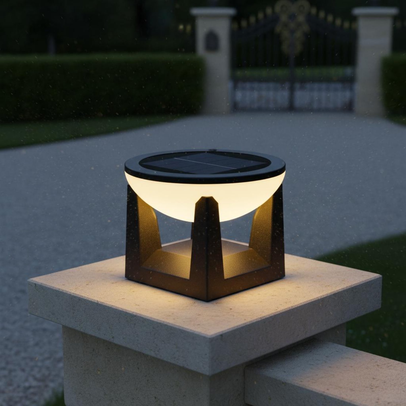 Solar Post Light Easy to Insta - Solar Garden Light Outdoor Waterproof ulasan dan harga