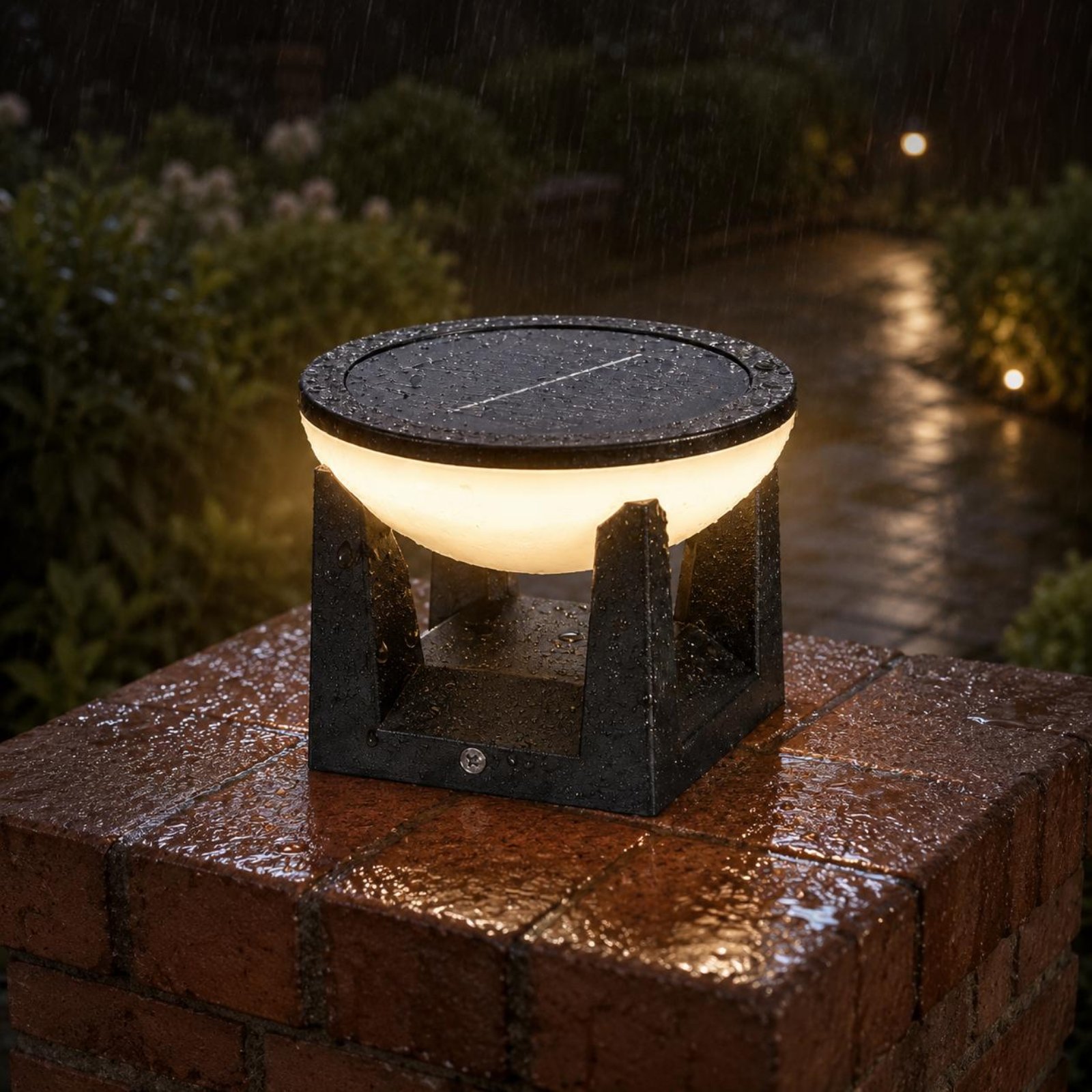 Solar Post Light Easy to Insta - Solar Garden Light Outdoor Waterproof ulasan dan harga