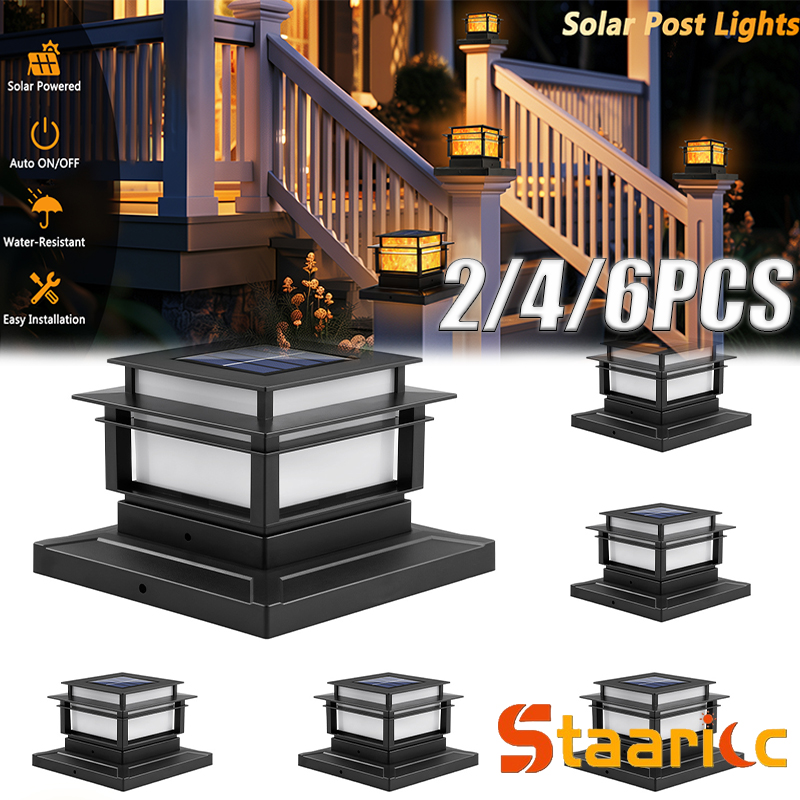 STAARIC 6 Pack Solar Post Cap  - Solar Post Cap Light 4X4 ulasan dan harga