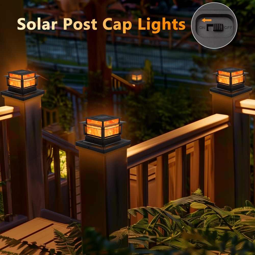 STAARIC 6 Pack Solar Post Cap  - Solar Post Cap Light 4X4 ulasan dan harga