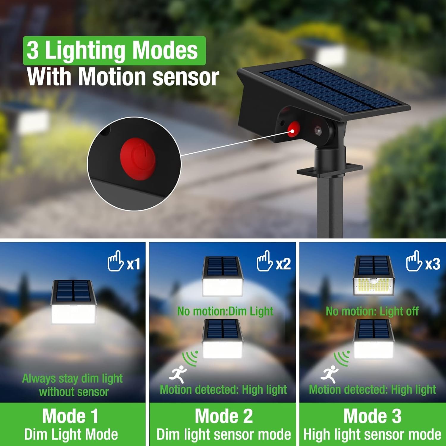 Solar Spot Lights Outdoor Moti - Solar Garden Spotlight Rgb ulasan dan harga