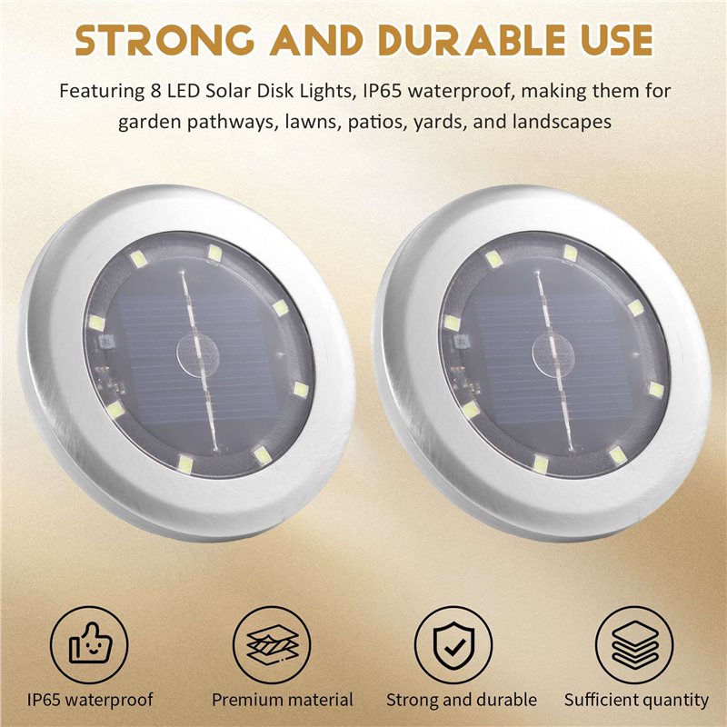 A7THK-24 Pack Solar Lights Out - Solar Pathway Lights 8 Pack ulasan dan harga