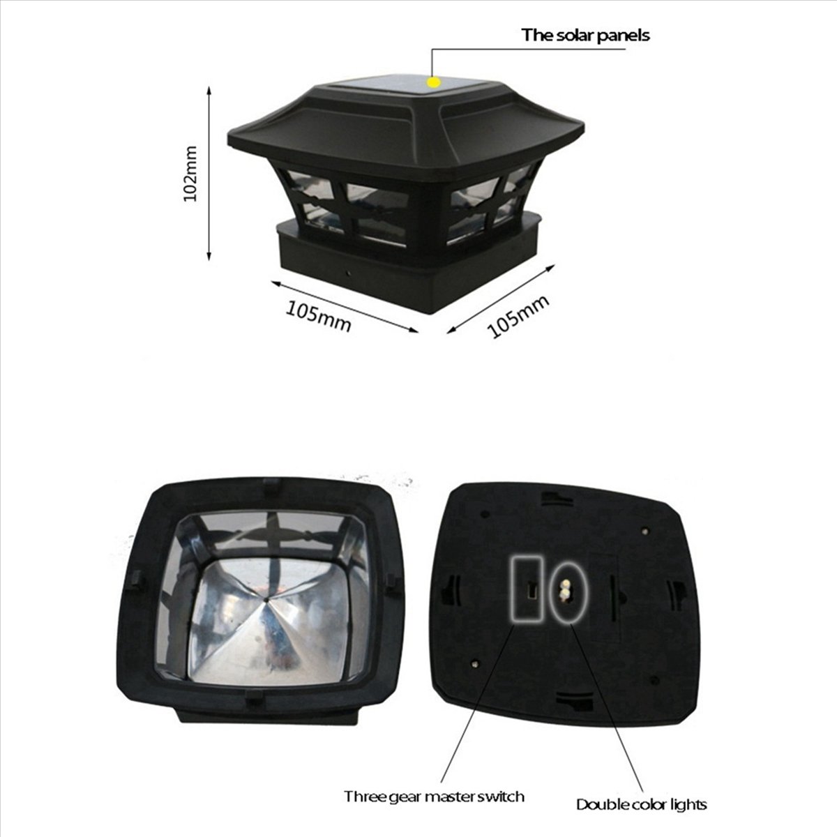 Lively- 4X Solar Post Cap Ligh - Solar Post Cap Light 4X4 ulasan dan harga
