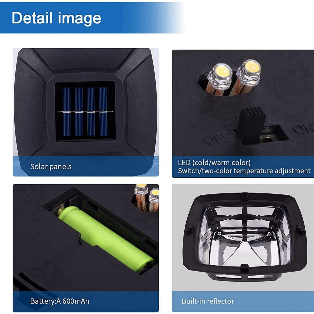 Lively- 4X Solar Post Cap Ligh - Solar Post Cap Light 4X4 ulasan dan harga