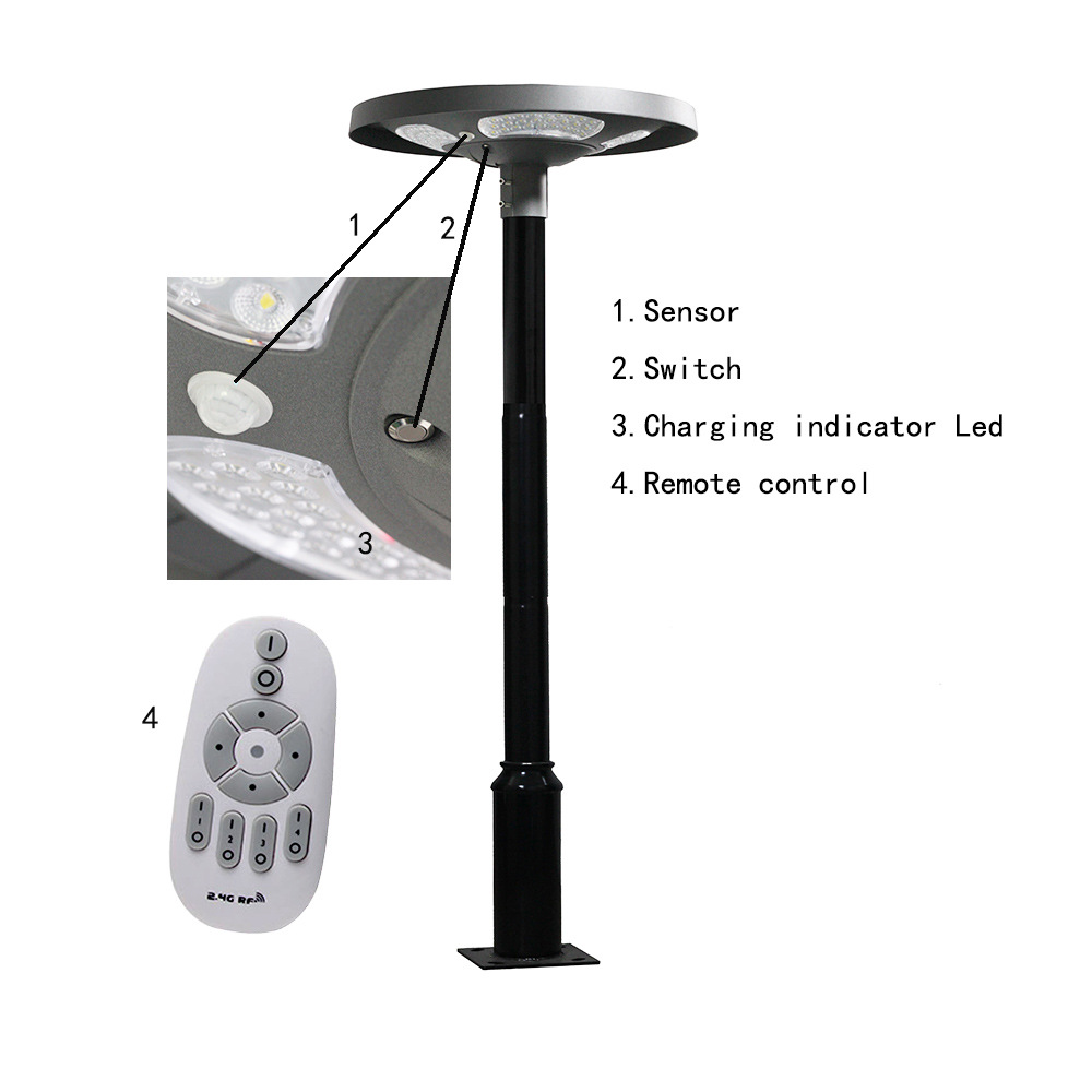 Waterproof IP65 UFO Solar LED  - Solar Garden Light Outdoor Waterproof ulasan dan harga