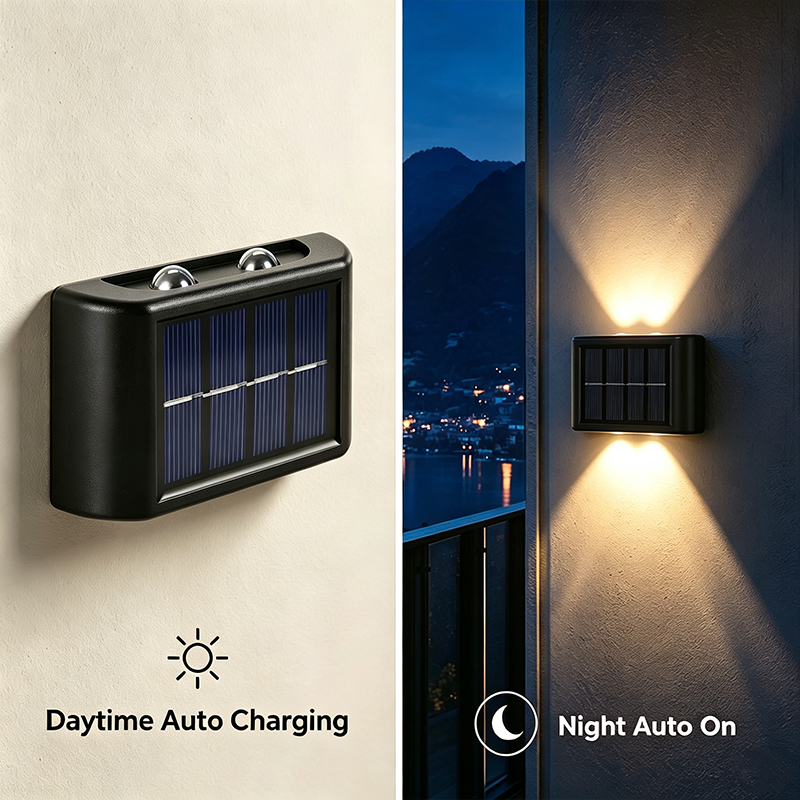 Solar Wall Light Outdoor Water - Solar Garden Light Dusk To Dawn ulasan dan harga