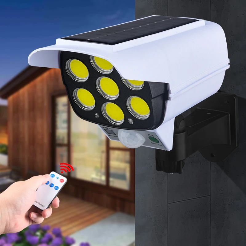 Remote Control Solar Simulatio - Solar Security Camera Light ulasan dan harga