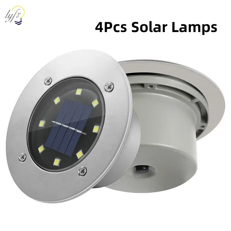 4Pcs LED Solar Garden Lights O - Solar Garden Spotlight Rgb ulasan dan harga