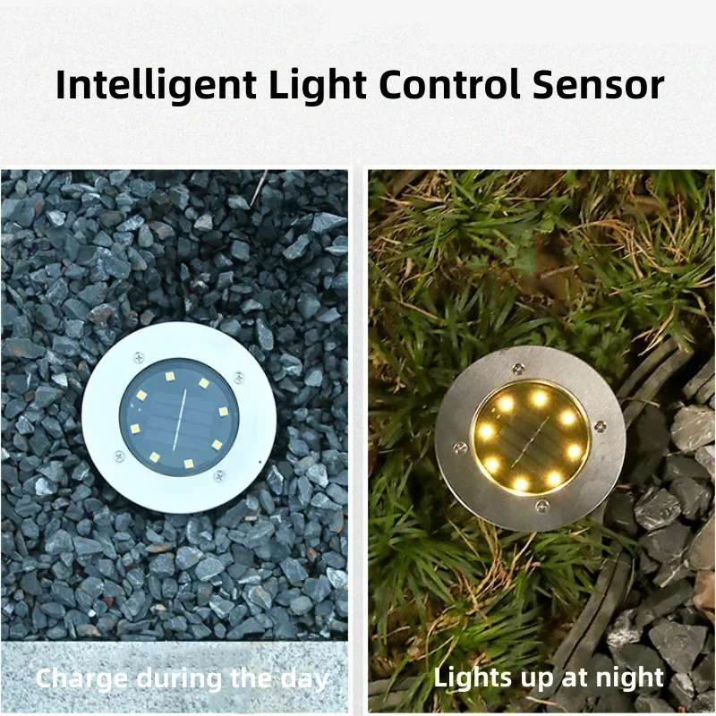 4Pcs LED Solar Garden Lights O - Solar Garden Spotlight Rgb ulasan dan harga