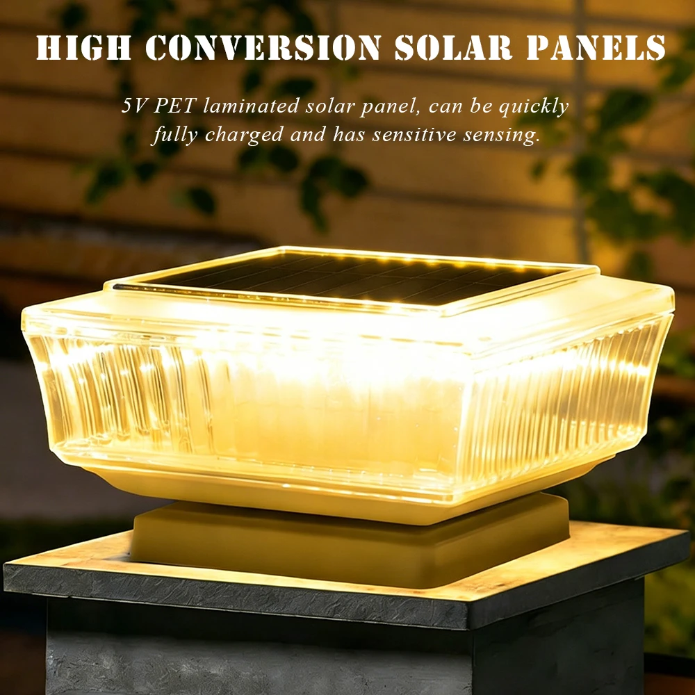 LED Solar Pillar Light Waterpr - Solar Post Cap Light 4X4 ulasan dan harga