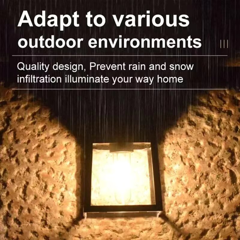 Powerful Solar Wall Light Outd - Solar Wall Light Fence Lamp ulasan dan harga