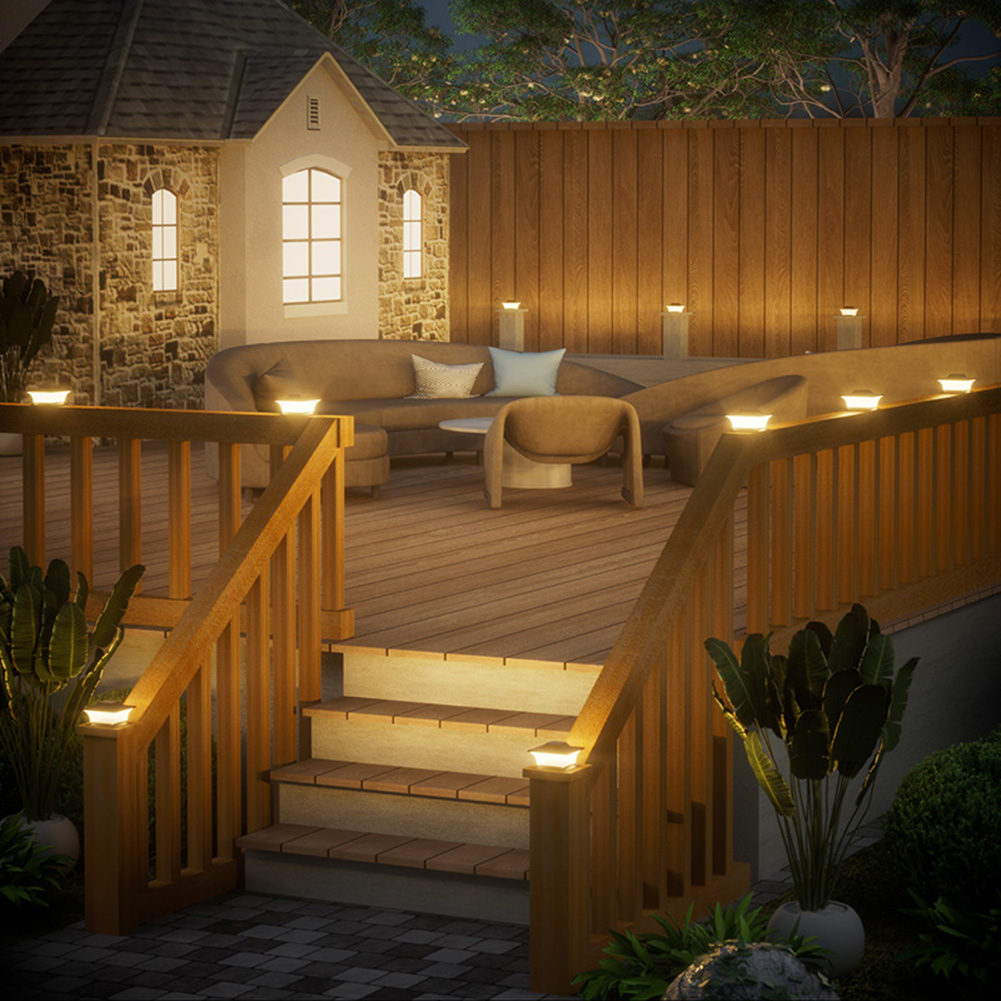Solar Post Cap Light LED Fence - Solar Post Cap Light 4X4 ulasan dan harga