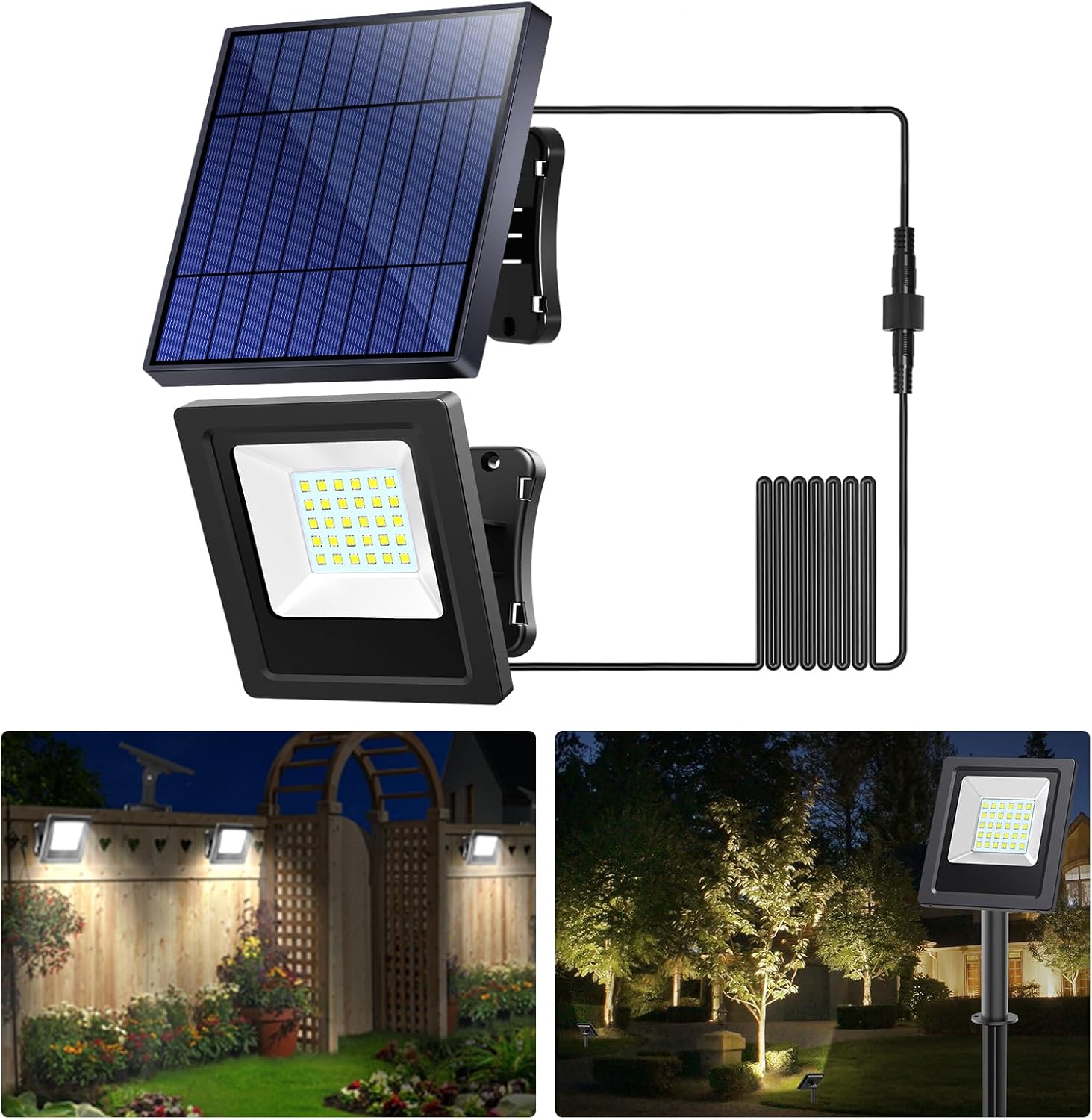 Intelamp Long Battery Life 400 - Solar Garden Light Dusk To Dawn ulasan dan harga