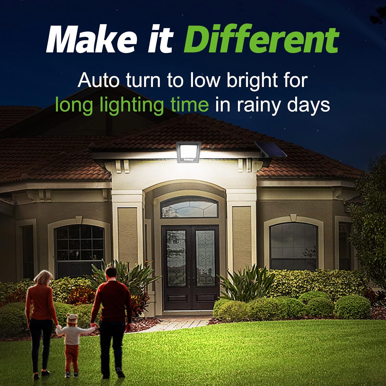 Intelamp Long Battery Life 400 - Solar Garden Light Dusk To Dawn ulasan dan harga