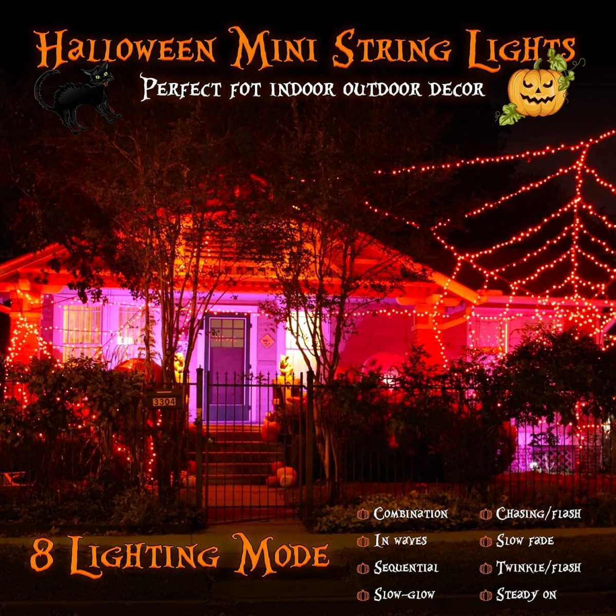 2 Pack Halloween Solar Powered - Solar Pathway Lights 8 Pack ulasan dan harga