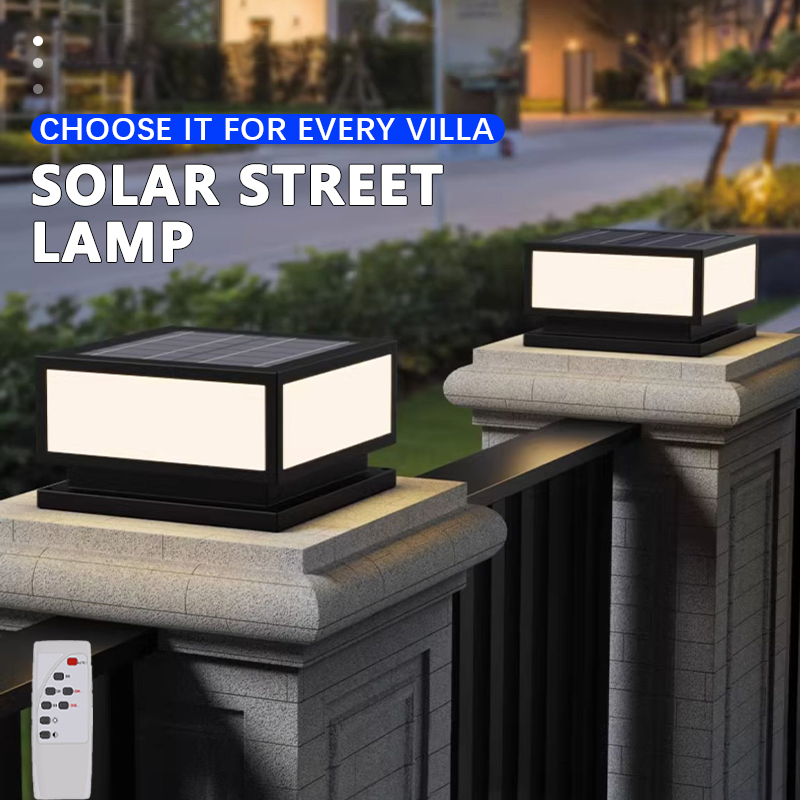 Outdoor LED Solar Column Light - Solar Post Cap Light 4X4 ulasan dan harga