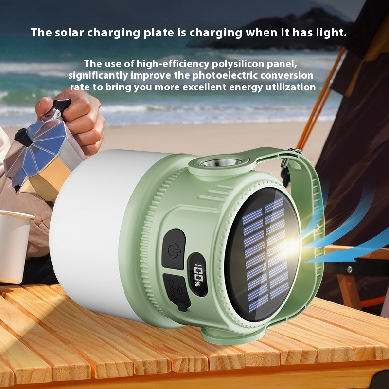 LED Solar Bulb Light Rechargea - Solar Lantern Camping Collapsible ulasan dan harga