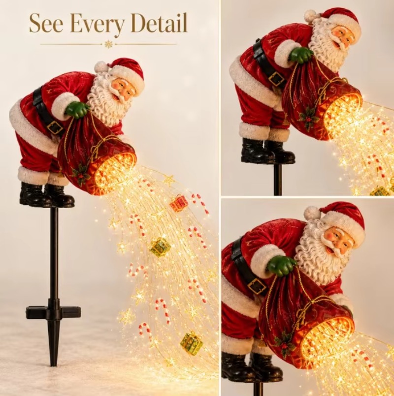 Solar Santa's Magic Pour Garde - Solar Ground Light Driveway ulasan dan harga