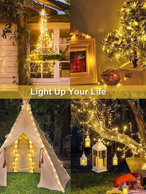 7M 12M 17M 22M LED Solar Fairy - Solar String Lights Outdoor 20M ulasan dan harga