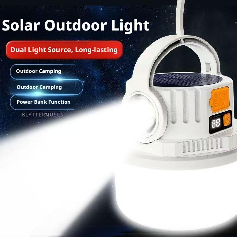 Solar Camping Light Dual Light - Solar Lantern Camping Collapsible ulasan dan harga