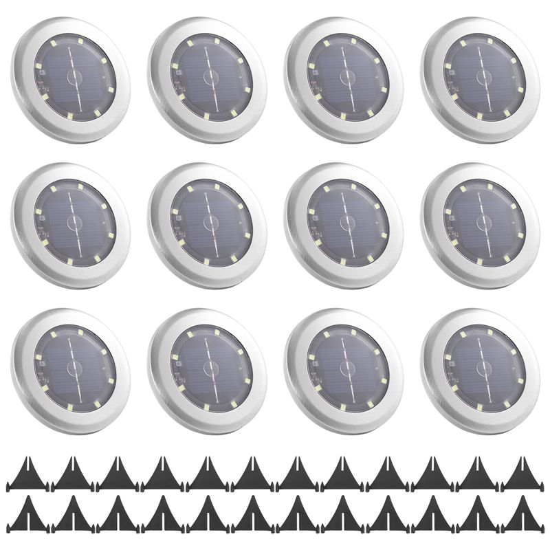 DT19 Solar Ground Lights, 12 P - Solar Pathway Lights 8 Pack ulasan dan harga