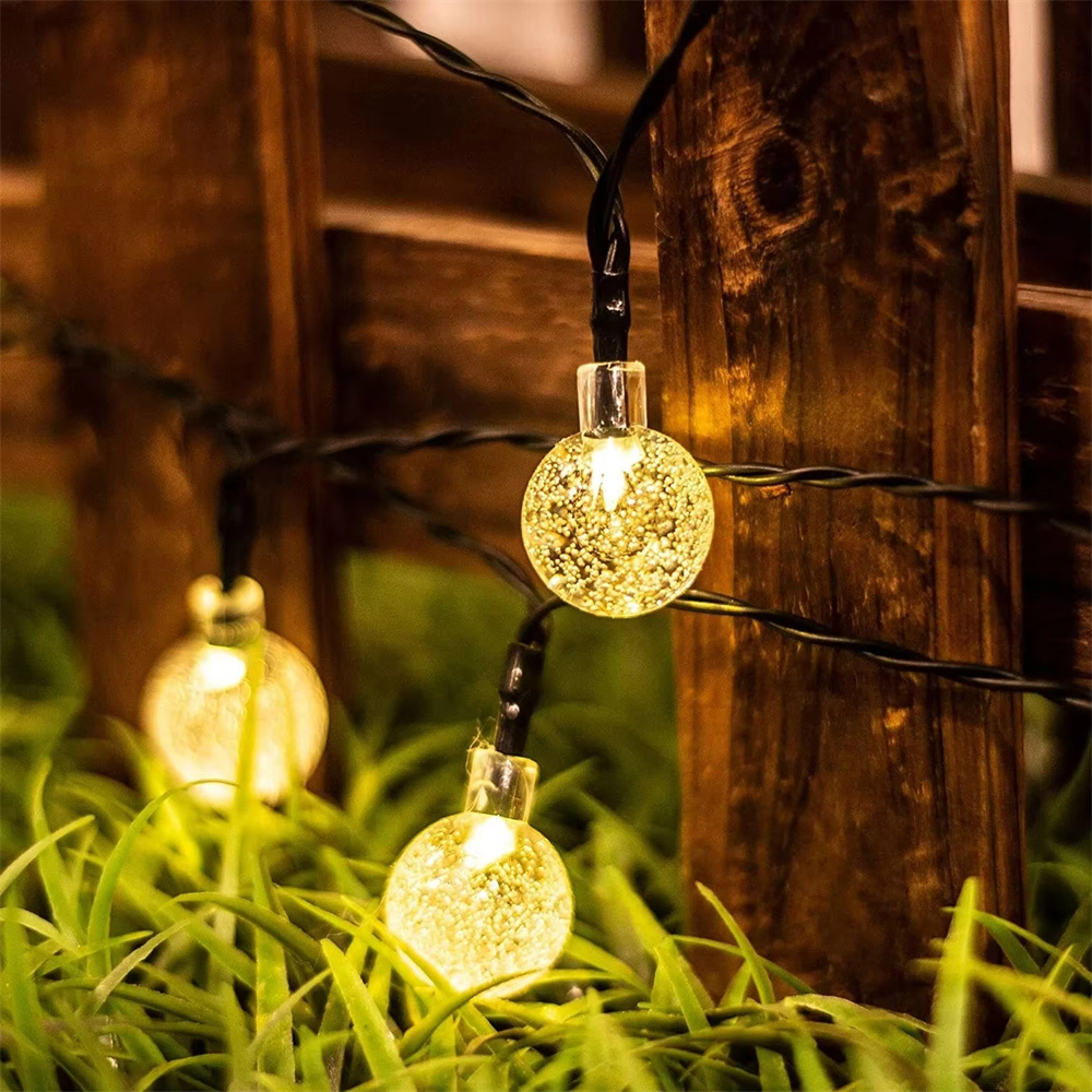 Solar LED String Lights 100LED - Solar String Lights Outdoor 20M ulasan dan harga