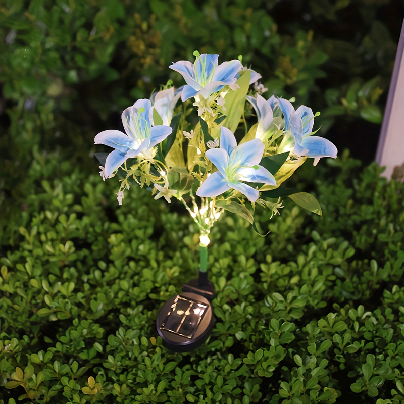 Multi-Bloom Pink Lily Solar Ga - Solar Ground Light Driveway ulasan dan harga
